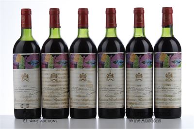 MOUTON ROTHSCHILD 1975 - 12 Bottles