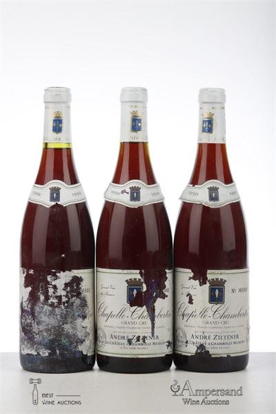 CHAPELLE CHAMBERTIN 1990 - André Ziltner - 3 Bottles