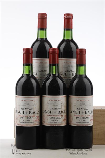 LYNCH BAGES 1975 - Mc - 5 Bottles