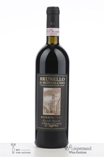 BRUNELLO DI MONTALCINO RISERVA 1998 - Canalicchio di Sopra - 1 Bottle