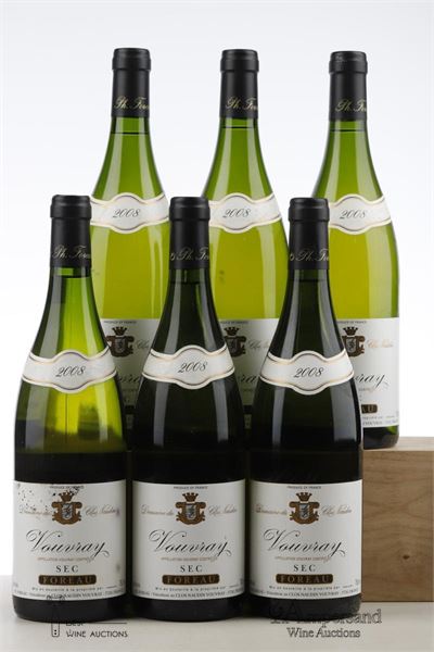 VOUVRAY SEC DOMAINE DU CLOS NAUDIN 2008 - Philippe Foreau - 6 Bottles