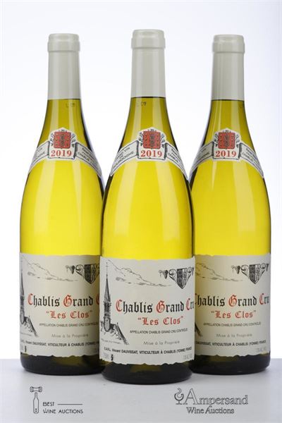 CHABLIS LES CLOS 2019 - Vincent Dauvissat - 3 Bottles