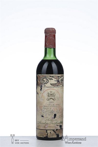 MOUTON ROTHSCHILD 1966 - Mc - 1 Bottle