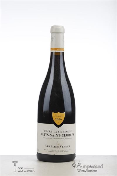 NUITS ST GEORGES LA RICHEMONE 2006 - Aurelien Verdet - 1 Bottle