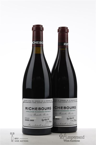 RICHEBOURG 2003 - Domaine de la Romanee Conti - 2 Bottles