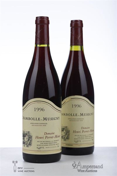 CHAMBOLLE MUSIGNY 1996 - Henri Perrot Minot - 2 Bottles