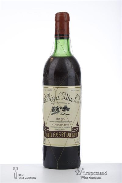 LA RIOJA ALTA GRAN RESERVA 890 1981 - La Rioja Alta - 1 Bottle