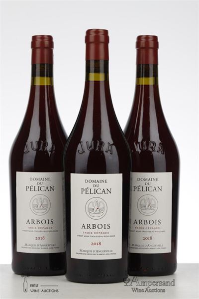 ARBOIS ROUGE TROIS CEPAGES 2018 - Domaine du Pelican - 3 Bottles