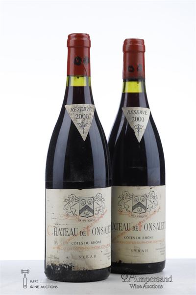 CHATEAU DE FONSALETTE SYRAH 2000 - Reynaud - 2 Bottles