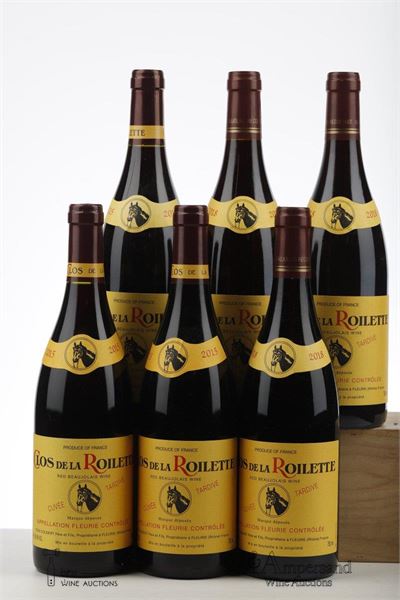 FLEURIE CLOS DE LA ROILETTE CUVEE TARDIVE 3*2015 + 3*2018  - Coudert - 6 Bottles