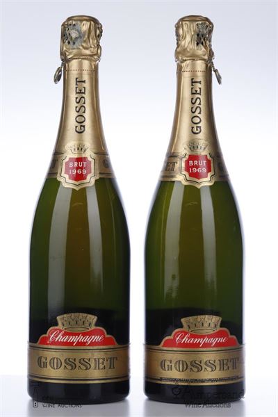 GOSSET BRUT 1969 - Gosset - 2 Bottles