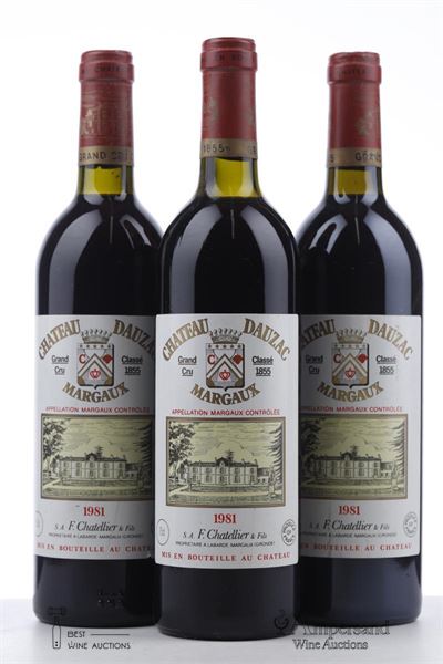 DAUZAC 1981 - Mc - 3 Bottles