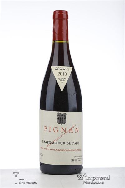 CHATEAUNEUF DU PAPE PIGNAN 2010 - Reynaud - 1 Bottle