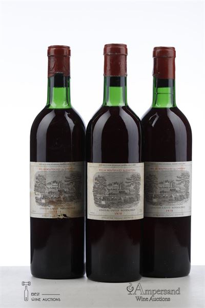 LAFITE ROTHSCHILD 1972 - Mc - 3 Bottles