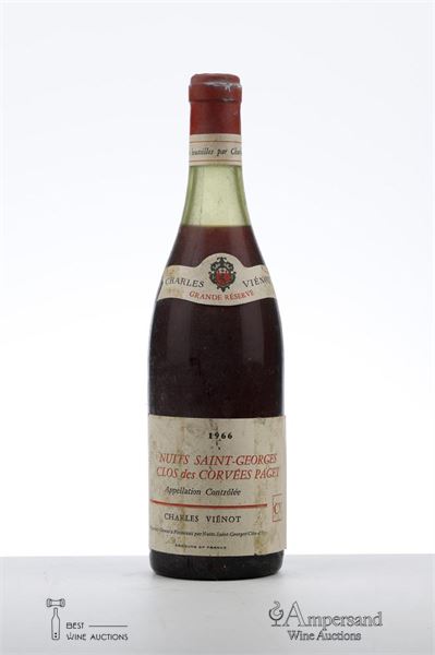 NUITS ST GEORGES CLOS DES CORVEES PAGET GRANDE RESERVE 1966 - Charles Vienot - 1 Bottle