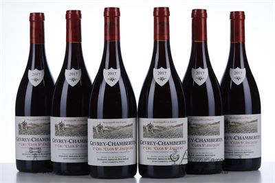 GEVREY CHAMBERTIN CLOS ST JACQUES 2017 - Armand Rousseau - 6 Bottles - Oc 6