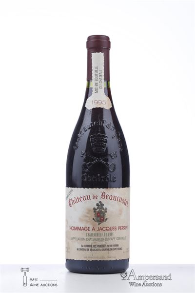 CHATEAUNEUF DU PAPE BEAUCASTEL HOMMAGE A JACQUES PERRIN 1995 - Beaucastel - 1 Bottle