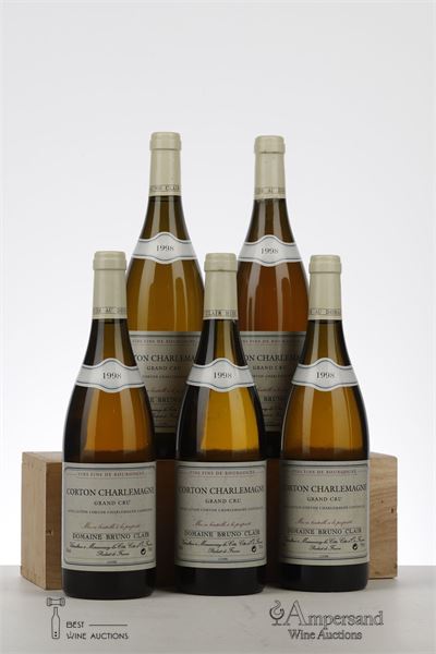 CORTON CHARLEMAGNE 1998 - Bruno Clair - 5 Bottles