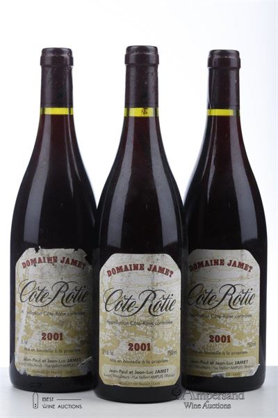COTE ROTIE 2001 - Jamet - 3 Bottles