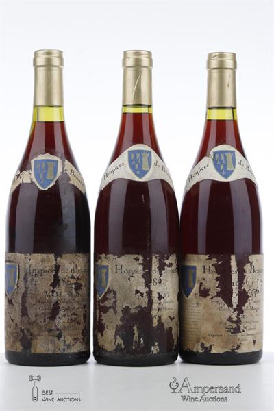 HOSPICES DE BEAUNE VOLNAY CUVEE GENERAL MUTEAU 1986 - Seguin Manuel - 3 Bottles