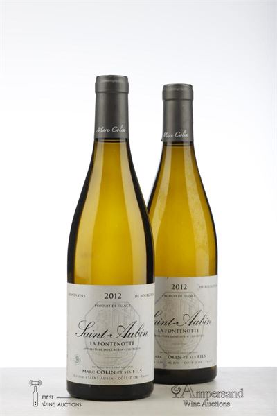 SAINT AUBIN BLANC LA FONTENOTTE 2012 - Marc Colin - 2 Bottles