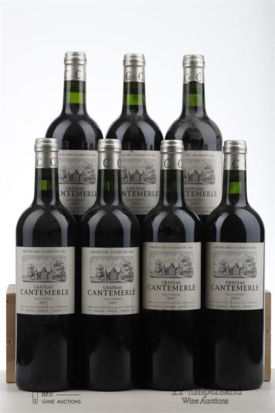 CANTEMERLE 2*2005 + 5*2009 - Mc - 7 Bottles