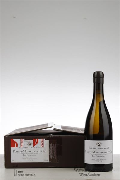 PULIGNY MONTRACHET LES FOLATIERES 2018 - Bachelet Monot - 6 Bottles - Oc 6