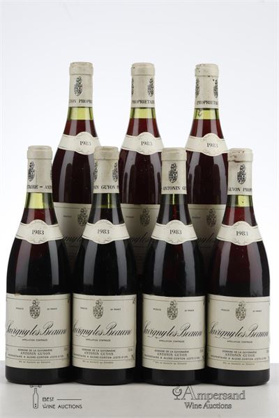 SAVIGNY LES BEAUNE 1983 - Antonin Guyon - 7 Bottles