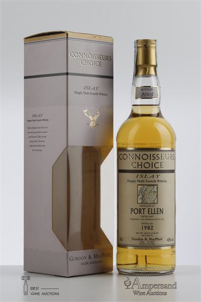 1982 PORT ELLEN CONNOISSEURS CHOICE BOTTLED 2003 - Gordon & Macphail - Alc 40% - 1 Bottle - Oc 1