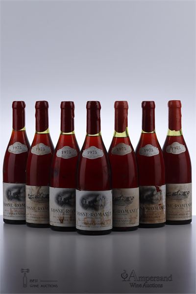 VOSNE ROMANEE 1975 - Charles Noellat - 7 Bottles