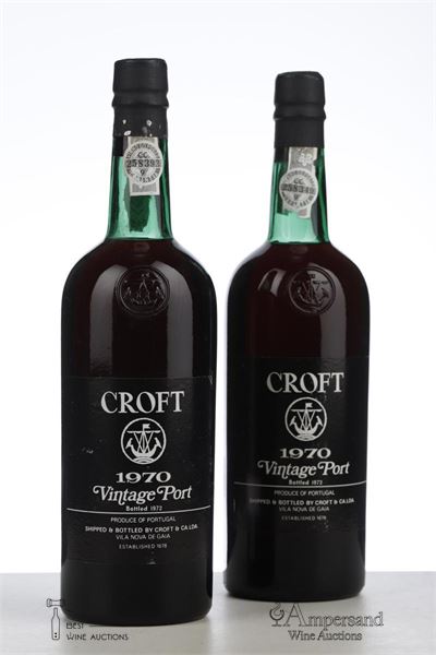 CROFT VINTAGE PORT 1970 - Croft - 2 Bottles