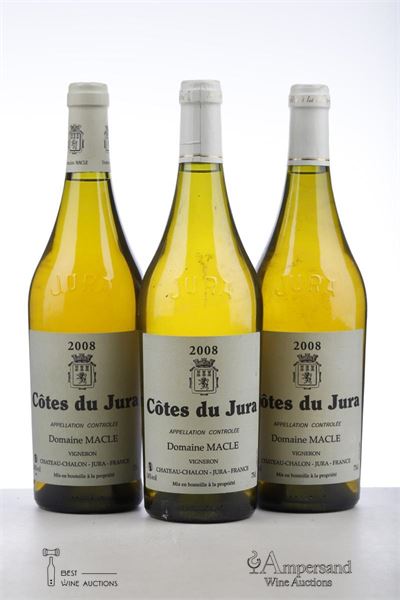 COTES DU JURA BLANC 2008 - Jean Macle - 3 Bottles