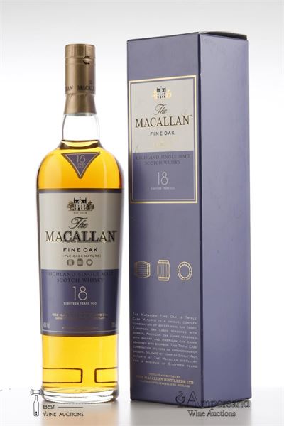 MACALLAN FINE OAK 18 Y TRIPLE CASK MATURED - Alc 43% - 1 Bottle - Oc 1