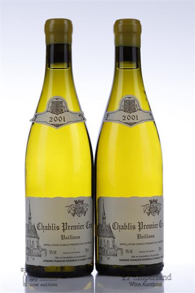 CHABLIS VAILLONS 2001 - Francois Raveneau - 2 Bottles