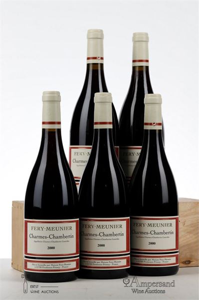 CHARMES CHAMBERTIN 2000 - Fery Meunier - 5 Bottles