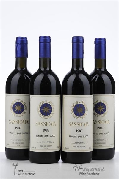 SASSICAIA 1987 - Tenuta San Guido - 4 Bottles