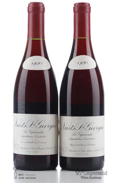 NUITS ST GEORGES LES VIGNERONDES 1991 - Leroy - 2 Bottles
