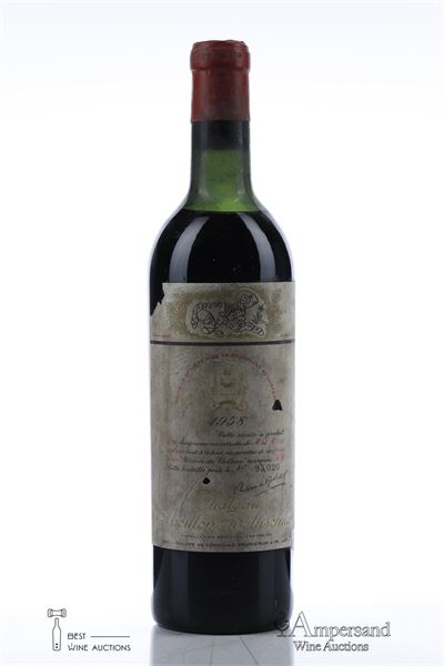 MOUTON ROTHSCHILD 1958 - 1 Bottle