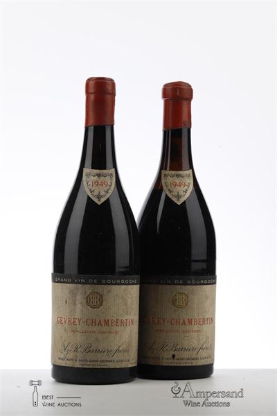 GEVREY CHAMBERTIN 1949 - Barriere - 2 Bottles