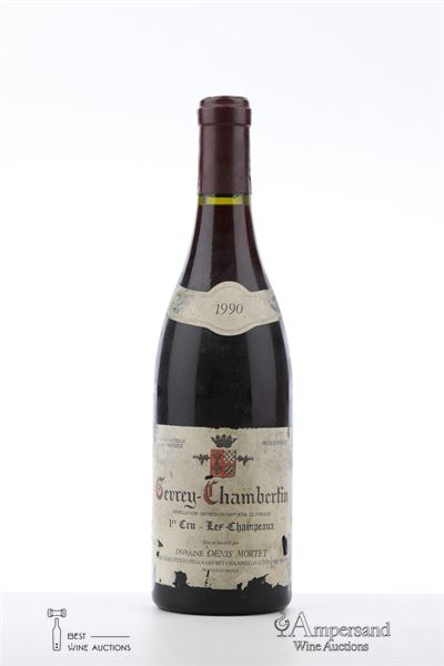 GEVREY CHAMBERTIN LES CHAMPEAUX 1990 - Denis Mortet - 1 Bottle