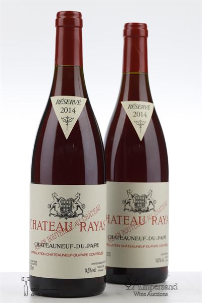 CHATEAUNEUF DU PAPE RAYAS 2014 - Reynaud - 2 Bottles