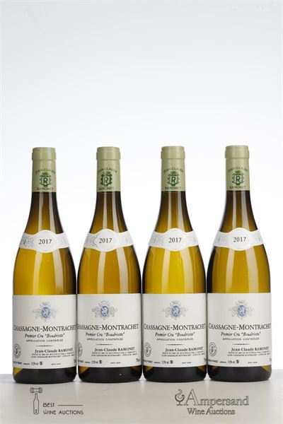 CHASSAGNE MONTRACHET BOUDRIOTTE 2017 - Ramonet - 4 Bottles