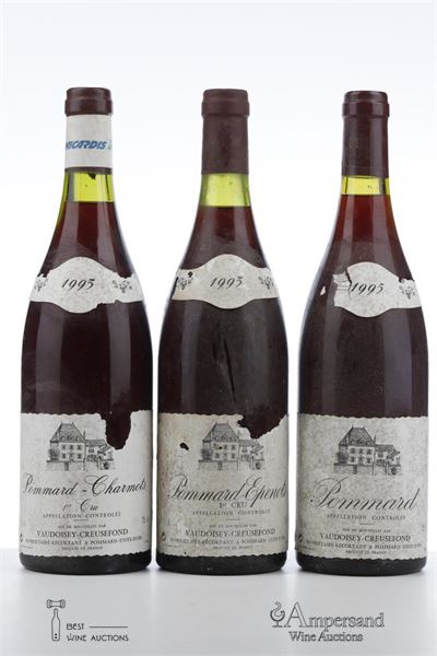 POMMARD CHARMOTS/EPENOTS MIXED - Vaudoisey Creusefond - 3 Bottles