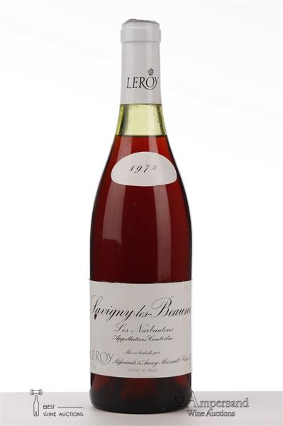 SAVIGNY LES BEAUNE LES NARBANTONS 1972 - Leroy Negociant - 1 Bottle