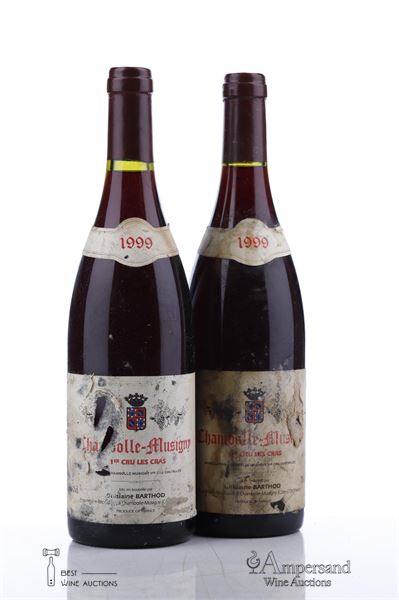 CHAMBOLLE MUSIGNY LES CRAS 1999 - Ghislaine Barthod - 2 Bottles