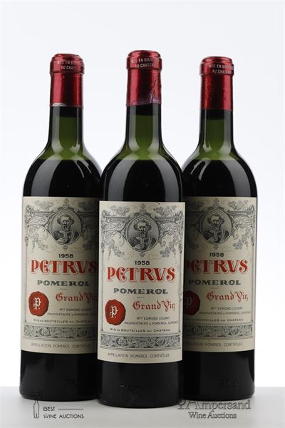 PETRUS 1958 - Mc - 3 Bottles