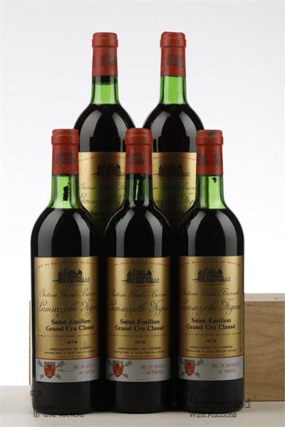 GRAND BARRAIL LAMARZELLE FIGEAC 1976 - Mc - 5 Bottles