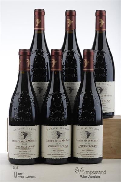 CHATEAUNEUF DU PAPE LA REINE DES BOIS 2007 - Domaine de la Mordoree - 6 Bottles