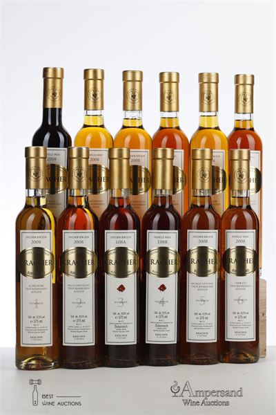 KRACHER TROCKENBEERENAUSLESE KOLLEKTION BOX 2008 - Alois Kracher 1 of 320 boxes - 12 x 0,375Ltr - Owc 12