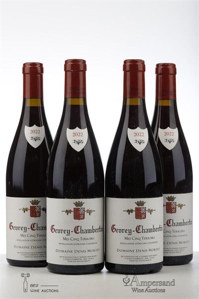 GEVREY CHAMBERTIN MES CINQ TERROIRS 2022 - Denis Mortet - 4 Bottles